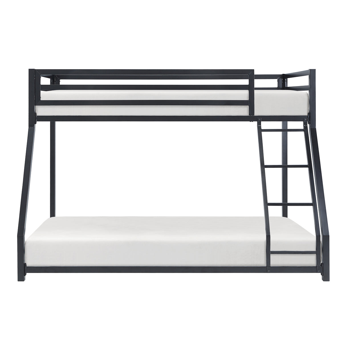 Jovie Black Metal Twin/Full Bunk Bed from Homelegance - Luna Furniture