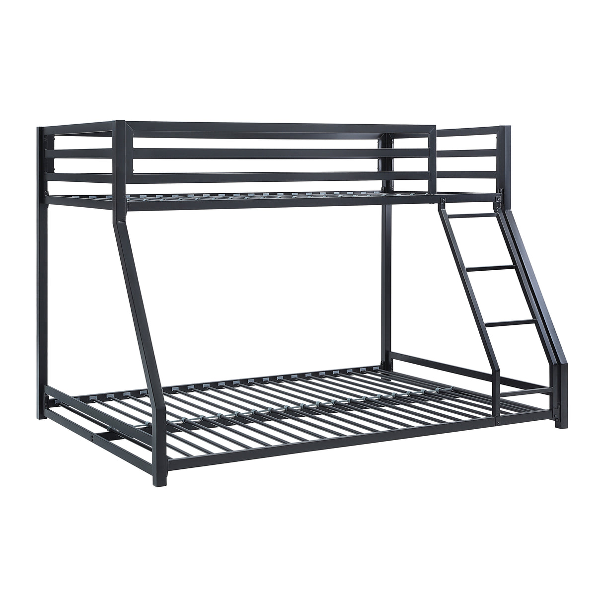 Jovie Black Metal Twin/Full Bunk Bed from Homelegance - Luna Furniture