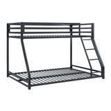 Jovie Black Metal Twin/Full Bunk Bed from Homelegance - Luna Furniture