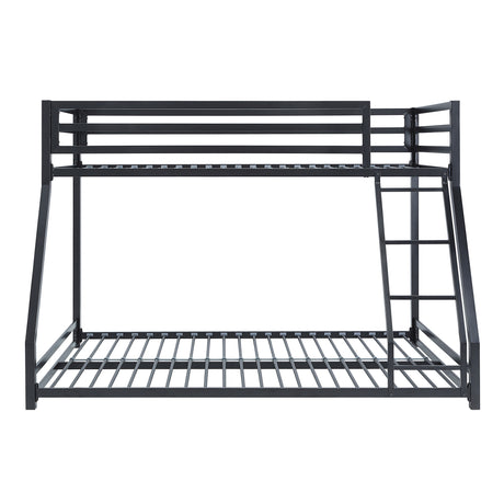 Jovie Black Metal Twin/Full Bunk Bed from Homelegance - Luna Furniture