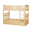 B2043-1*T (4) Twin/Twin Bunk Bed with Storage Boxes - Luna Furniture