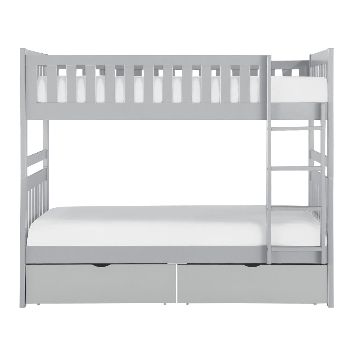B2063-1*T (4) Twin/Twin Bunk Bed with Storage Boxes from Homelegance - Luna Furniture
