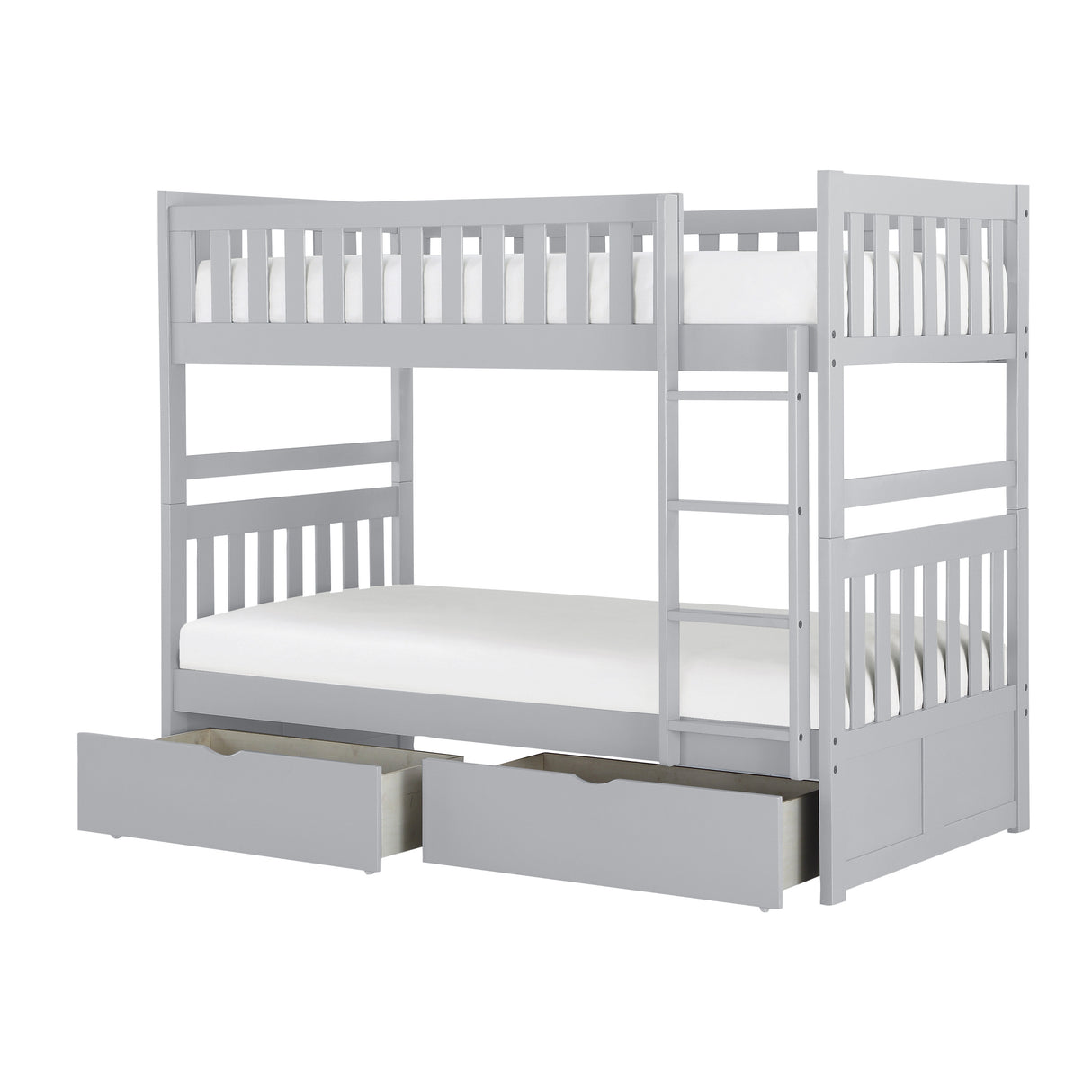 B2063-1*T (4) Twin/Twin Bunk Bed with Storage Boxes from Homelegance - Luna Furniture