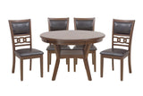 Savor Brown 5-Piece Dining Set -  - Luna Furniture