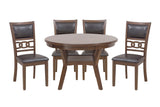 Savor Brown 5-Piece Dining Set from Homelegance - Luna Furniture