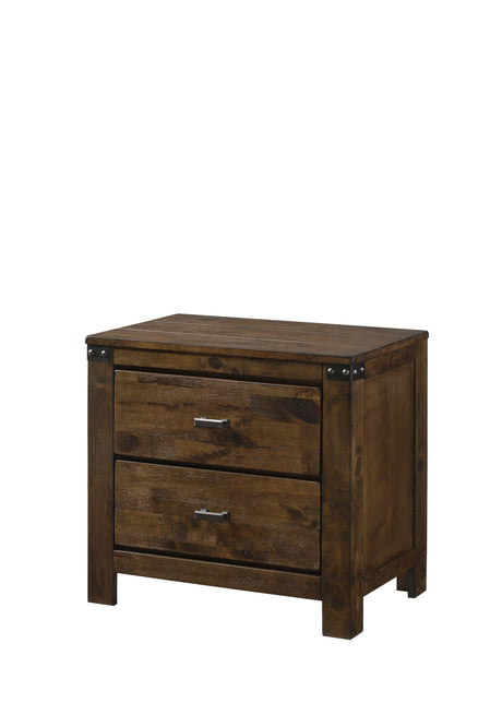 Curtis Brown Nightstand from Crown Mark - Luna Furniture