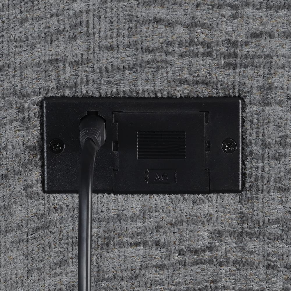 Bahrain Modular Sectional Armless Recliner Charcoal from Coaster - Luna Furniture