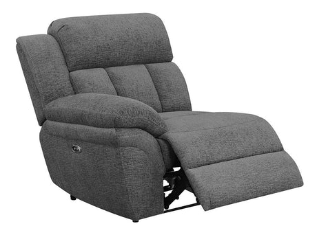 Bahrain Modular Sectional LAF Power Recliner Charcoal from Coaster - Luna Furniture