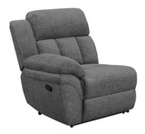 Bahrain Modular Sectional LAF Recliner Charcoal from Coaster - Luna Furniture