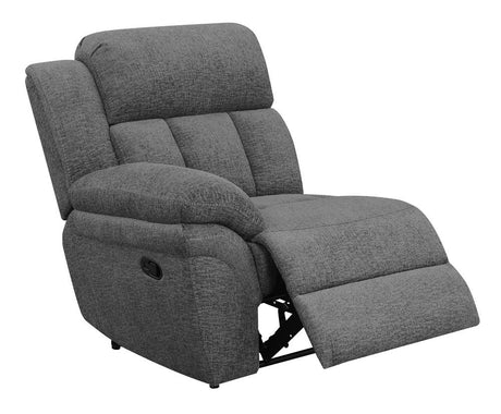 Bahrain Modular Sectional LAF Recliner Charcoal from Coaster - Luna Furniture