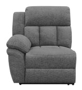 Bahrain Modular Sectional LAF Recliner Charcoal from Coaster - Luna Furniture