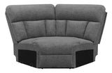Bahrain Modular Sectional Wedge Charcoal from Coaster - Luna Furniture