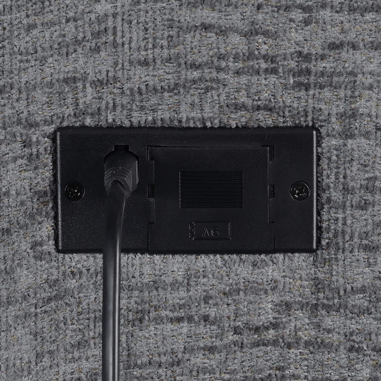 Bahrain Charcoal Motion Loveseat with Console from Coaster - Luna Furniture