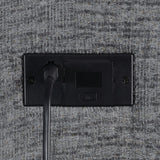 Bahrain Charcoal Motion Loveseat with Console from Coaster - Luna Furniture