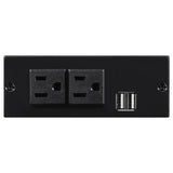 Bahrain Charcoal Motion Loveseat with Console from Coaster - Luna Furniture