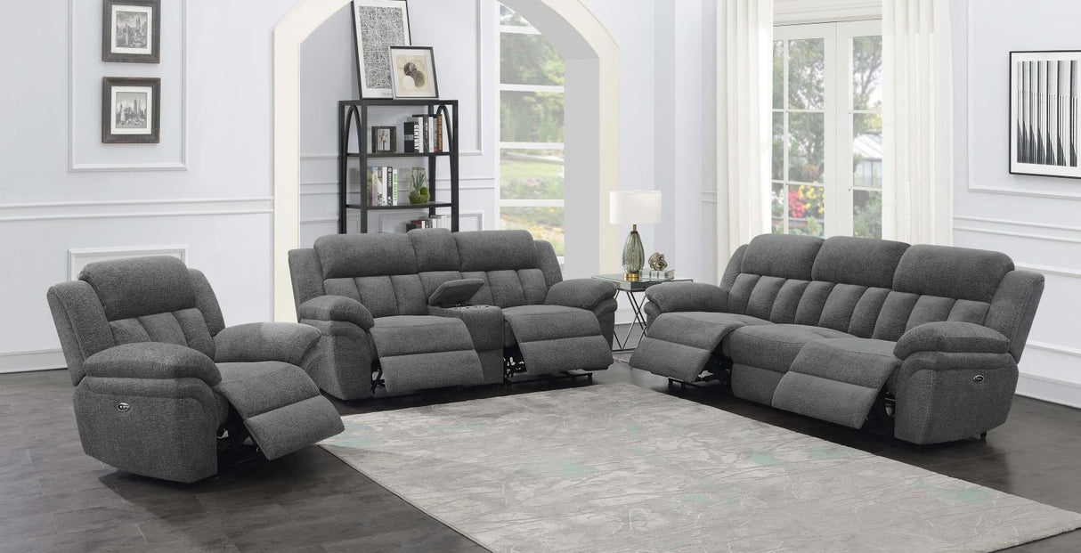 Bahrain Charcoal Power Sofa from Coaster - Luna Furniture