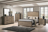 Baker 3-drawer Nightstand Brown and Light Taupe - 224462 - Luna Furniture