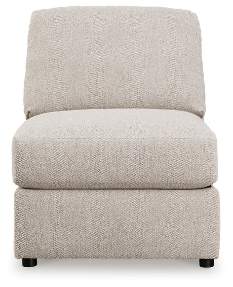 Ballyton Sand Armless Chair from Ashley - Luna Furniture