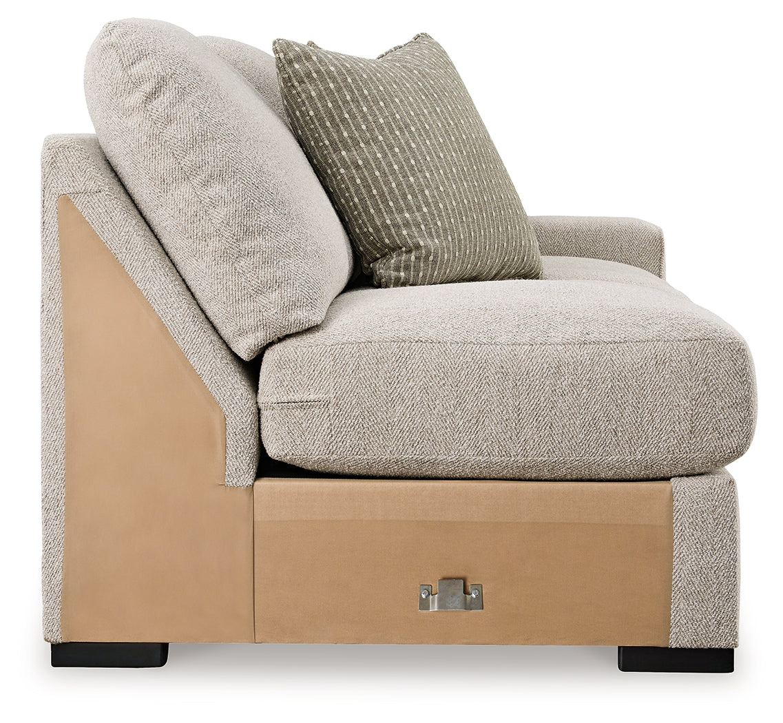 Ballyton Sand Right-Arm Facing Loveseat from Ashley - Luna Furniture