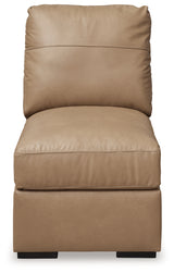 Bandon Toffee Armless Chair from Ashley - Luna Furniture