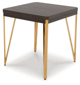 BANDYN Brown/Champagne Table, Set of 3 - T404-13 - Luna Furniture