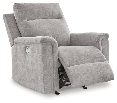 Barnsana Ash Power Recliner from Ashley - Luna Furniture