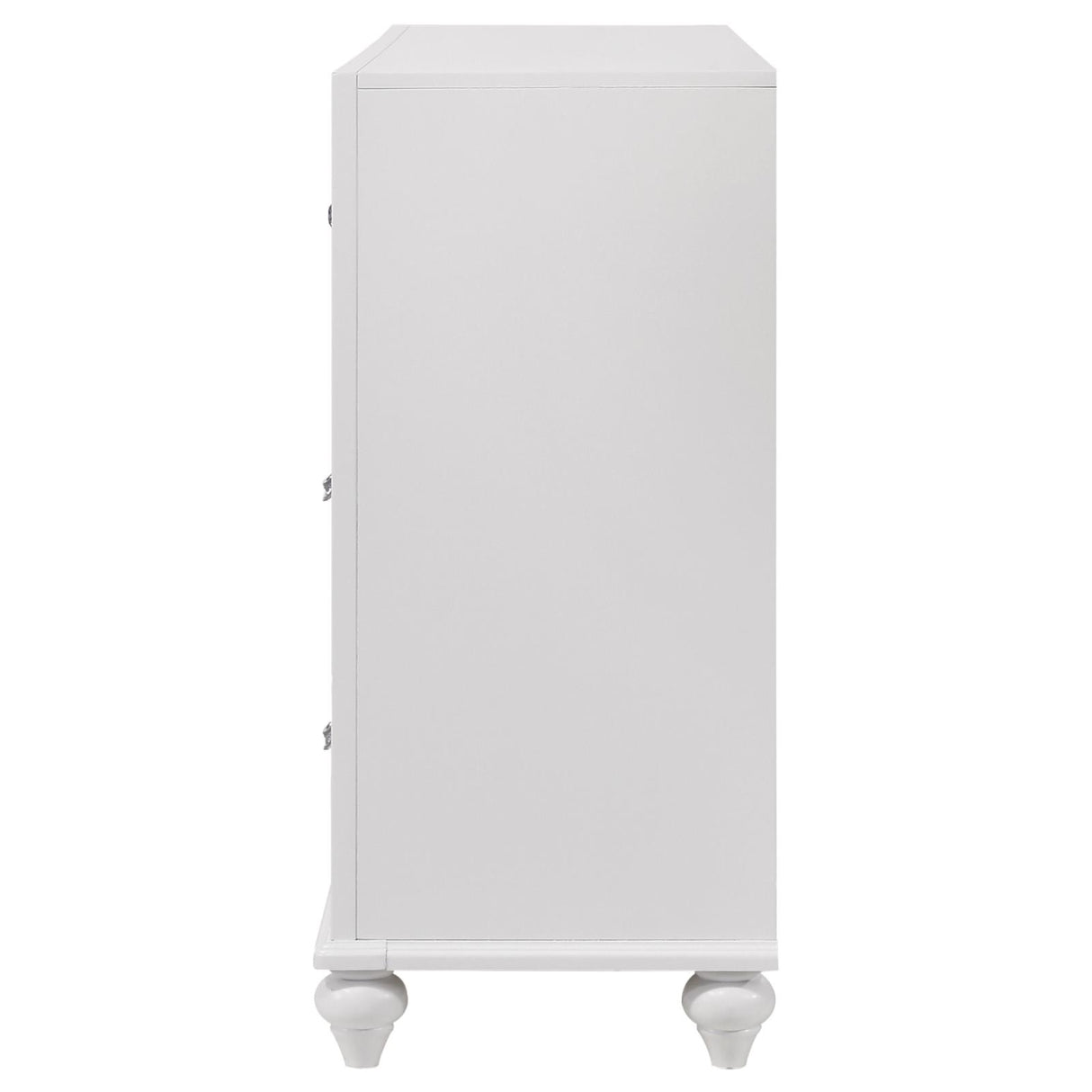 Barzini White 7-Drawer Dresser from Coaster - Luna Furniture