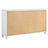 Barzini White 7-Drawer Dresser from Coaster - Luna Furniture