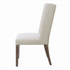 Batson Tufted Side Chairs Dark Brown and Beige (Set of 2) - 105143 - Luna Furniture