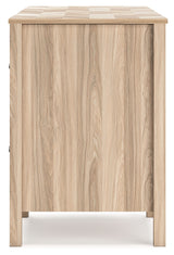 Battelle Tan 60" Home Office Desk from Ashley - Luna Furniture