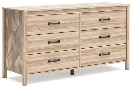 Battelle Tan Dresser from Ashley - Luna Furniture