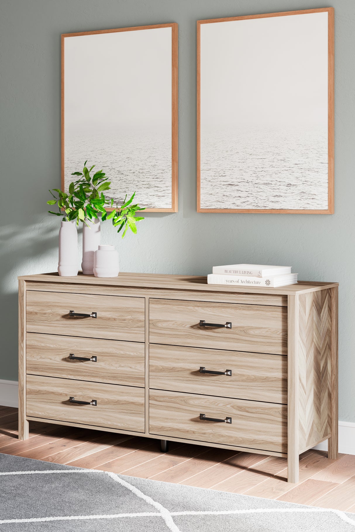 Battelle Tan Dresser from Ashley - Luna Furniture
