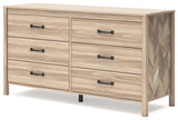 Battelle Tan Dresser from Ashley - Luna Furniture
