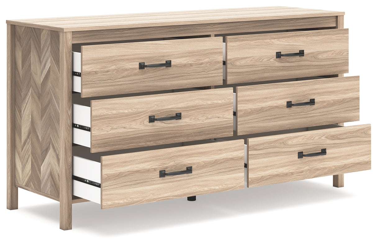Battelle Tan Dresser from Ashley - Luna Furniture