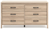 Battelle Tan Dresser from Ashley - Luna Furniture