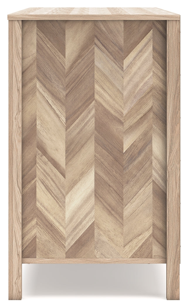 Battelle Tan Dresser from Ashley - Luna Furniture