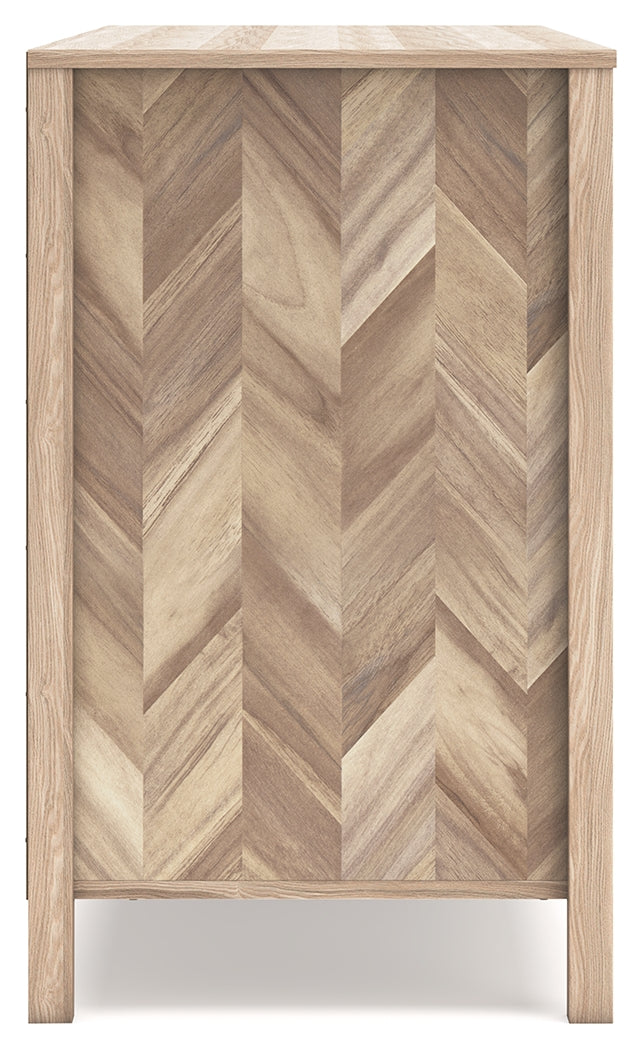 Battelle Tan Dresser from Ashley - Luna Furniture