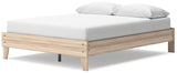 Battelle Tan Queen Platform Bed - EB3929-113 - Luna Furniture