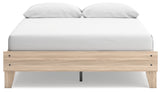 Battelle Tan Queen Platform Bed - EB3929-113 - Luna Furniture