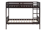 BB10 Twin/Twin Bunk Bed Espresso from Happy Homes - Luna Furniture
