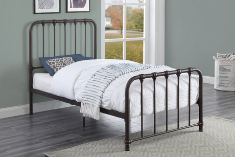 Bethany Dark Bronze Twin Metal Platform Bed from Homelegance - Luna Furniture
