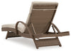Beachcroft Beige Outdoor Chaise Lounge with Cushion - P791-815 - Luna Furniture