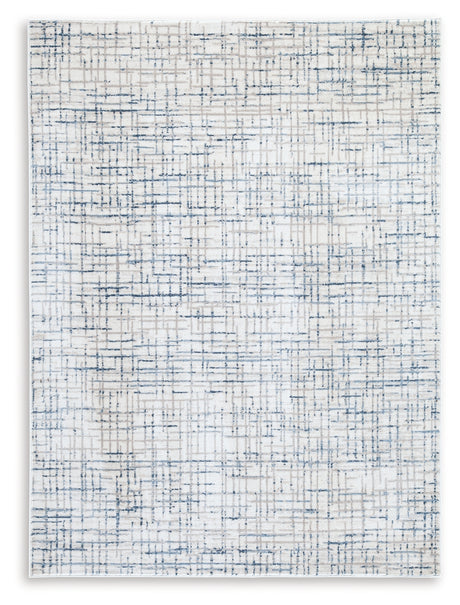 Beckfille Blue/Gray/Cream 8' x 10' Rug from Ashley - Luna Furniture