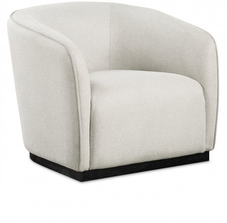 Beige Mylah Polyester Fabric Chair - 675Beige-C - Luna Furniture