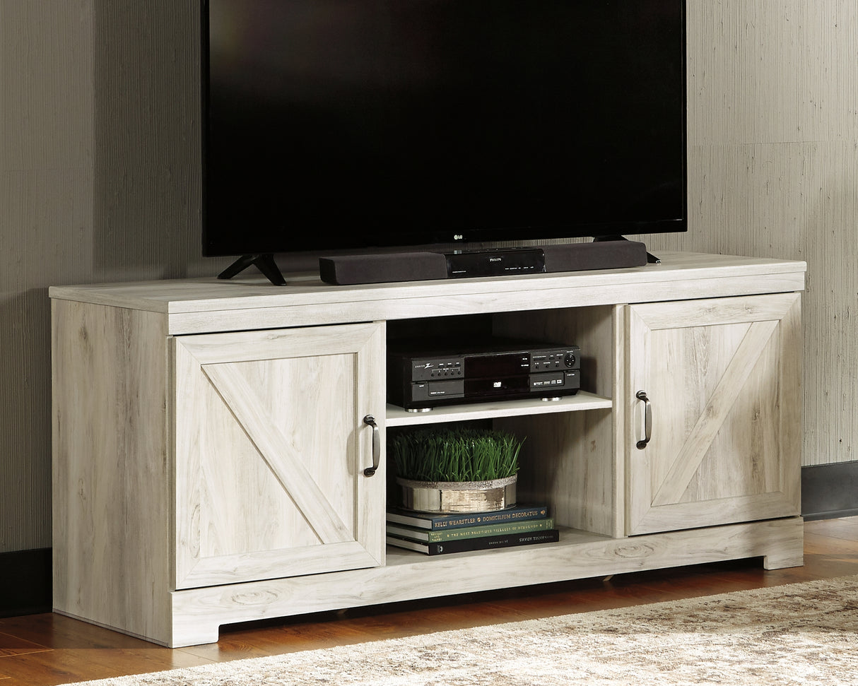 Bellaby Whitewash 63" TV Stand from Ashley - Luna Furniture