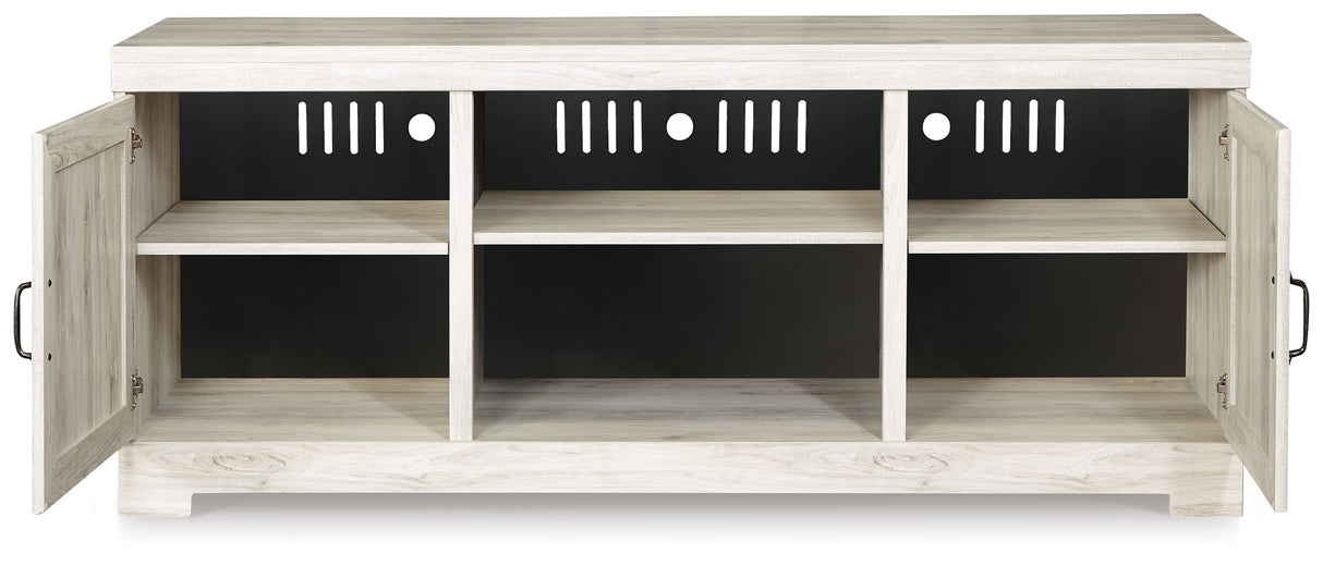 Bellaby Whitewash 63" TV Stand from Ashley - Luna Furniture