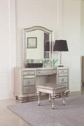 Belmont 3-piece Vanity Set Metallic Platinum - 204187-S3 - Luna Furniture