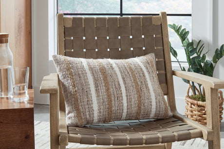 Benish Tan/Brown/White Pillow - A1001047P - Luna Furniture