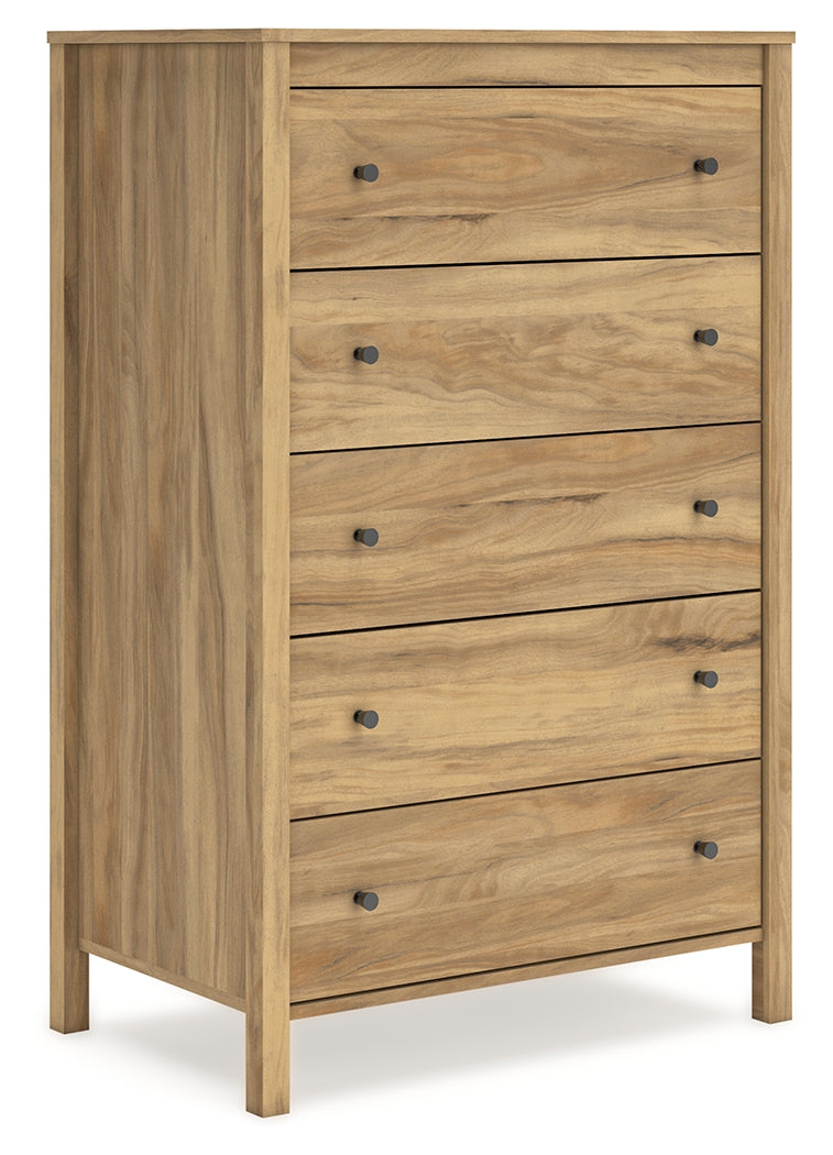 Bermacy Light Brown Chest of Drawers from Ashley - Luna Furniture