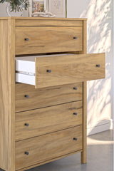 Bermacy Light Brown Chest of Drawers from Ashley - Luna Furniture